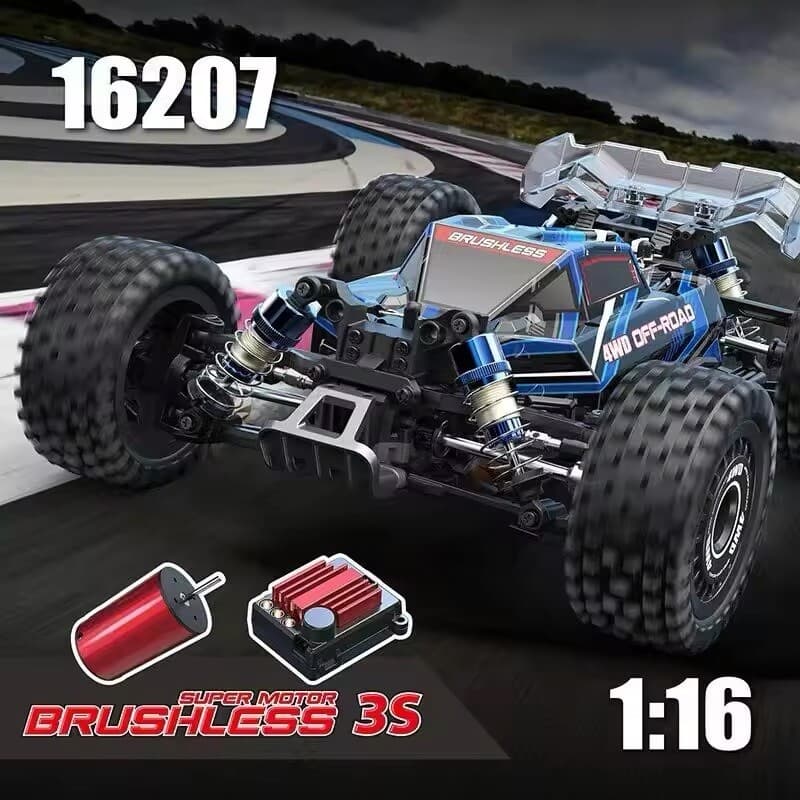 MJX 16207 — 1:16 Buggy 4x4 Masofadan Boshqariladigan Tezkor Poyga Mashinasi