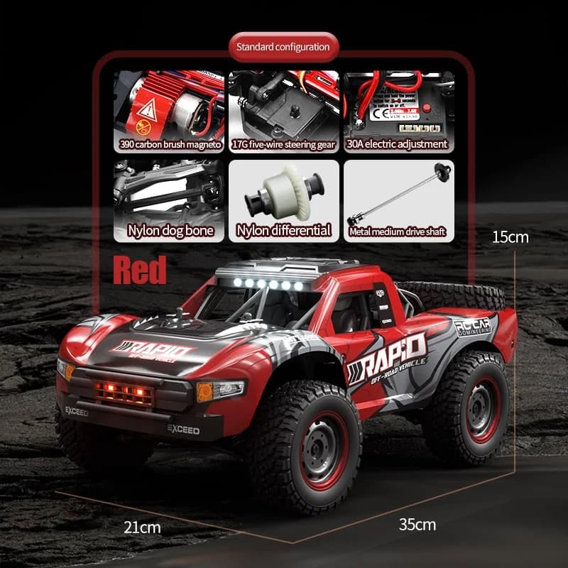 JJRC Q130 — 1:14 Short Course 4x4 Masofadan Boshqariladigan Tezkor Poyga Mashinasi