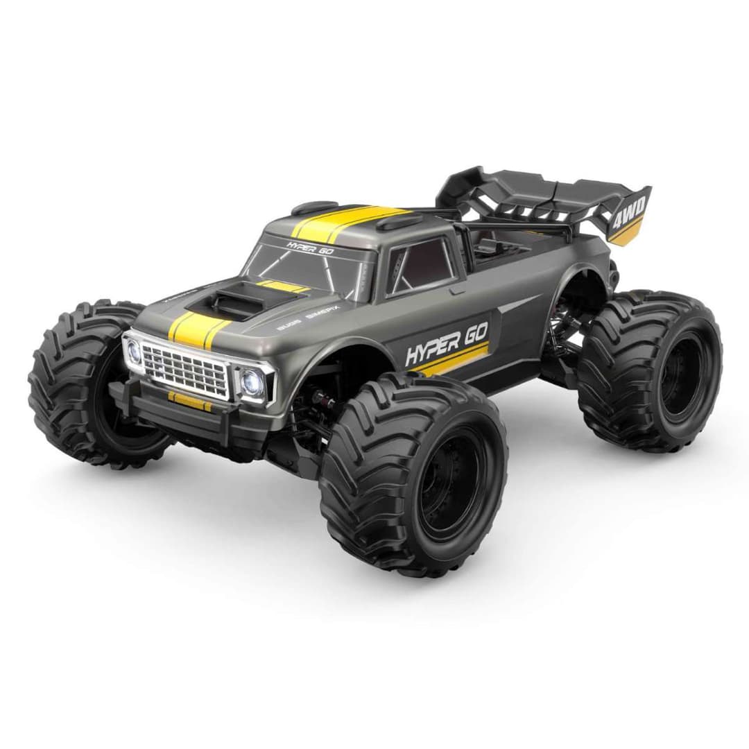 MJX 10210 Hyper Go — 1:10 Monster Truck 4WD Brushless Masofadan Boshqariladigan Yo‘l-Tanlamas Mashina