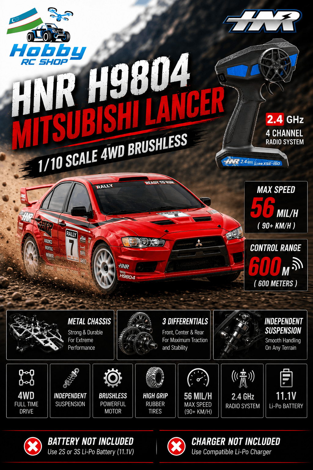 HNR 9804 RC CAR