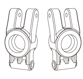MJX 14210 Rear fixed seat