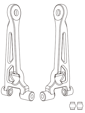 MJX 14210 rear upper control arm