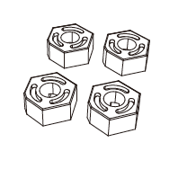 Hexagonal sleeve （4PCS）"
