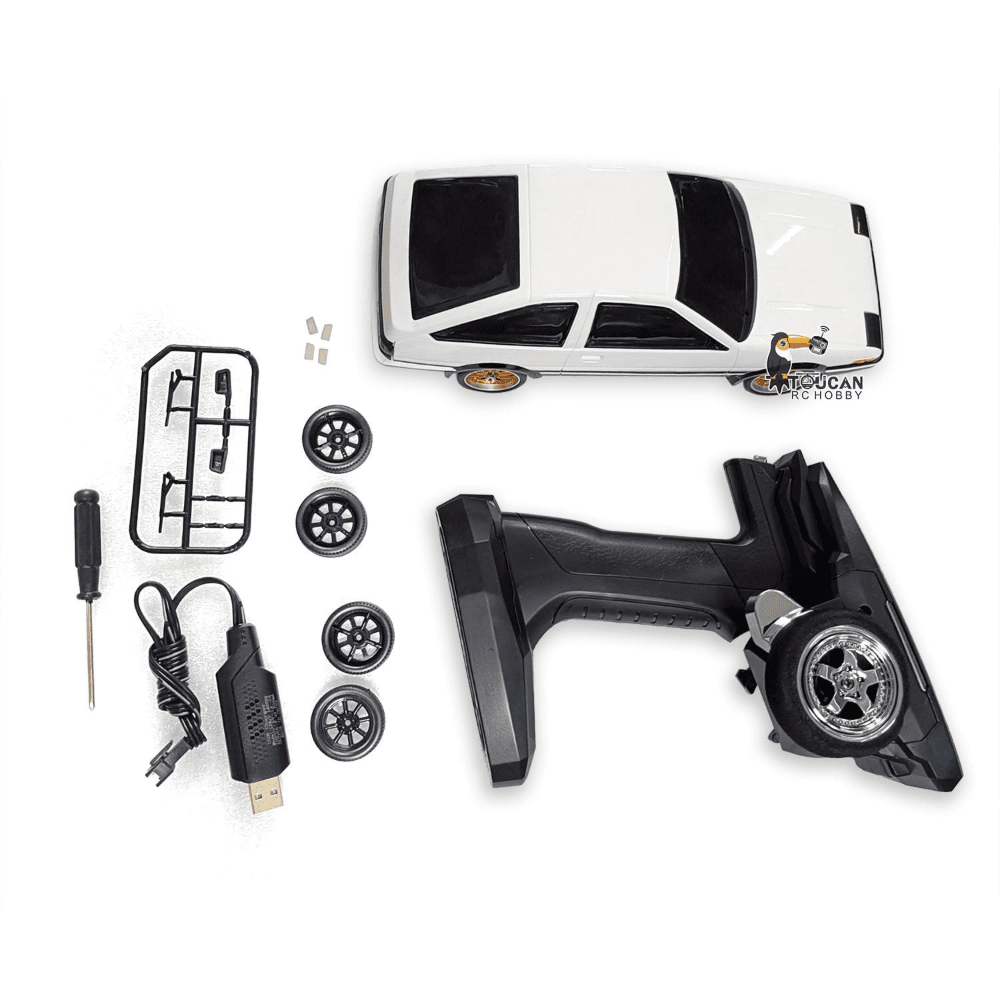 LDRC LD1801 — 1:18 RC Drift Mashina AE86 (RWD, gyro bilan)