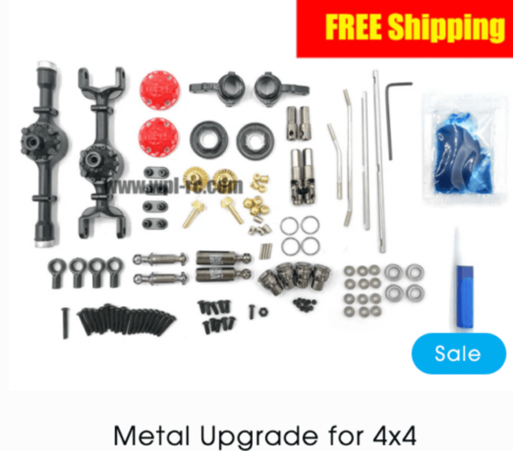Металлический апгрейд-комплект для WPL B-36 6x6 (Metal Upgrade Kit)