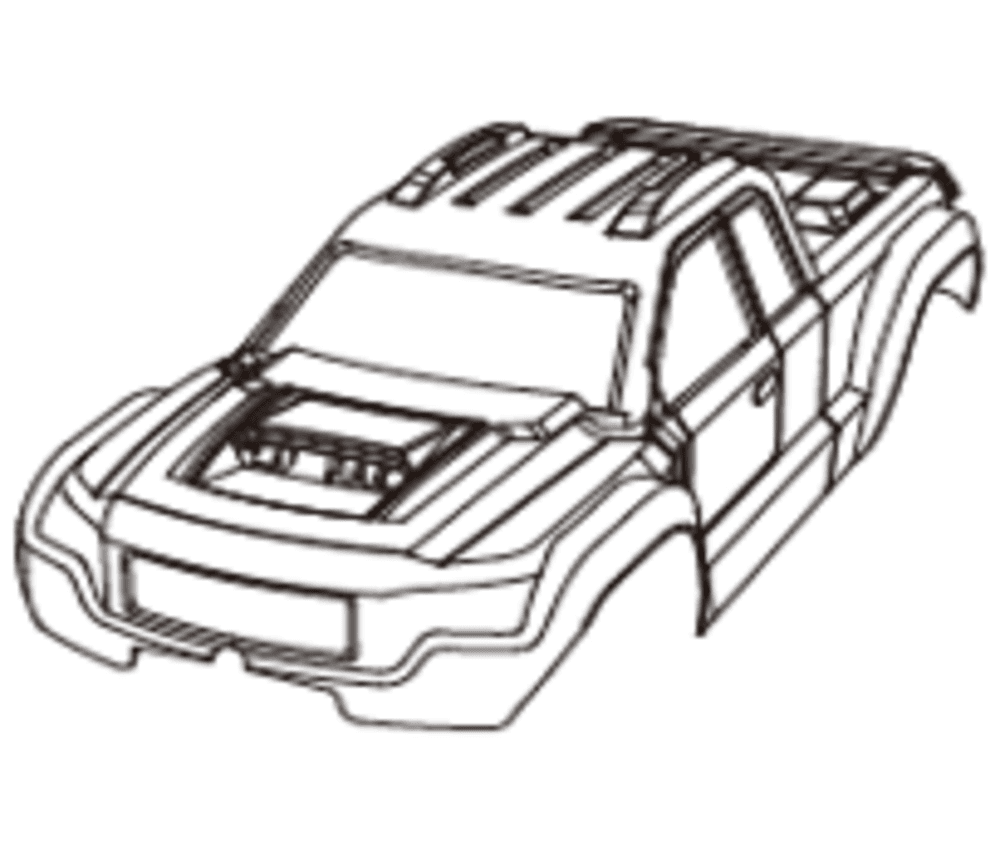 Korpus, oq (White Car Shell)