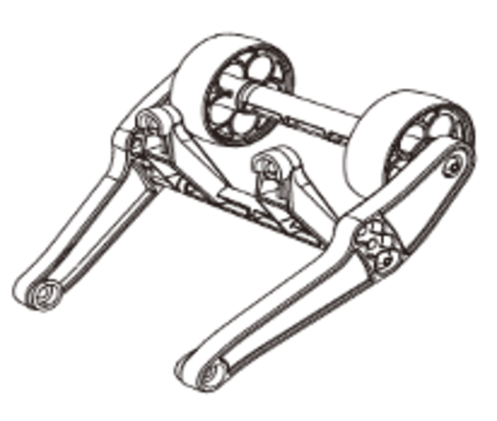 MJX 10208 Wheelie-bar g‘ildiragi (Head Up Wheel)