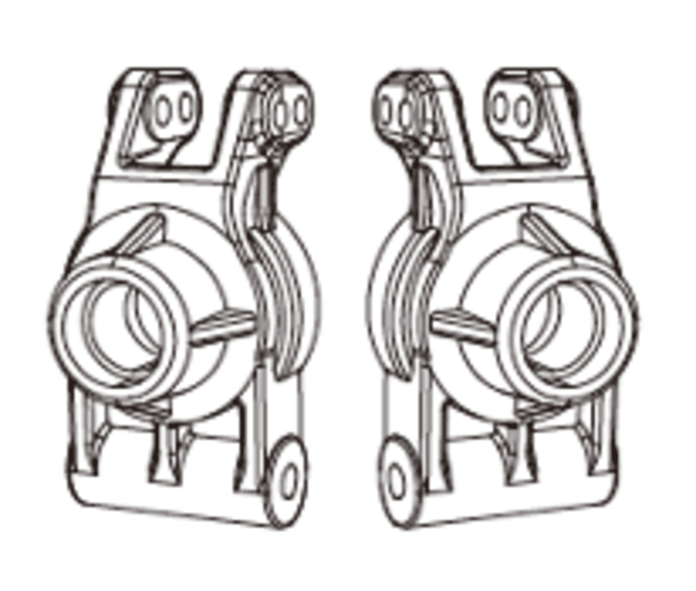 MJX 10208 Orqa mahkamlash o‘rindig‘i (Rear Fixed Seat)