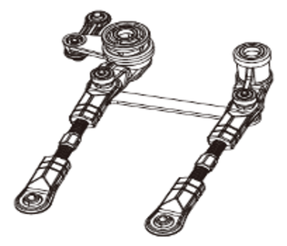 MJX 10208 Rul uzatma to‘plami (Steering Transmission Components)
