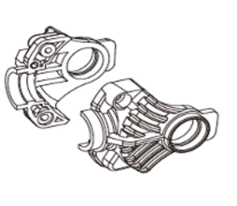 MJX 10208 Differensial korpusi (Differential Housing)