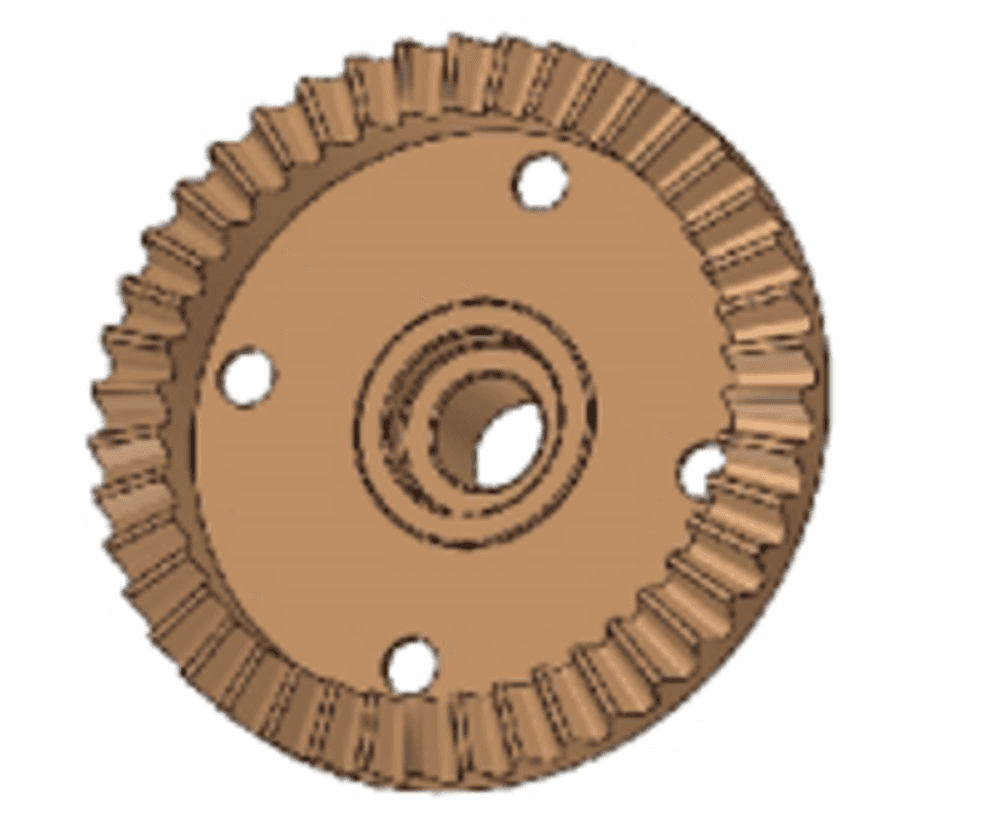 HNR MARS-X 43T old/orqa differensial po‘lat tishli g‘ildiragi (43T Diff Steel Gear)