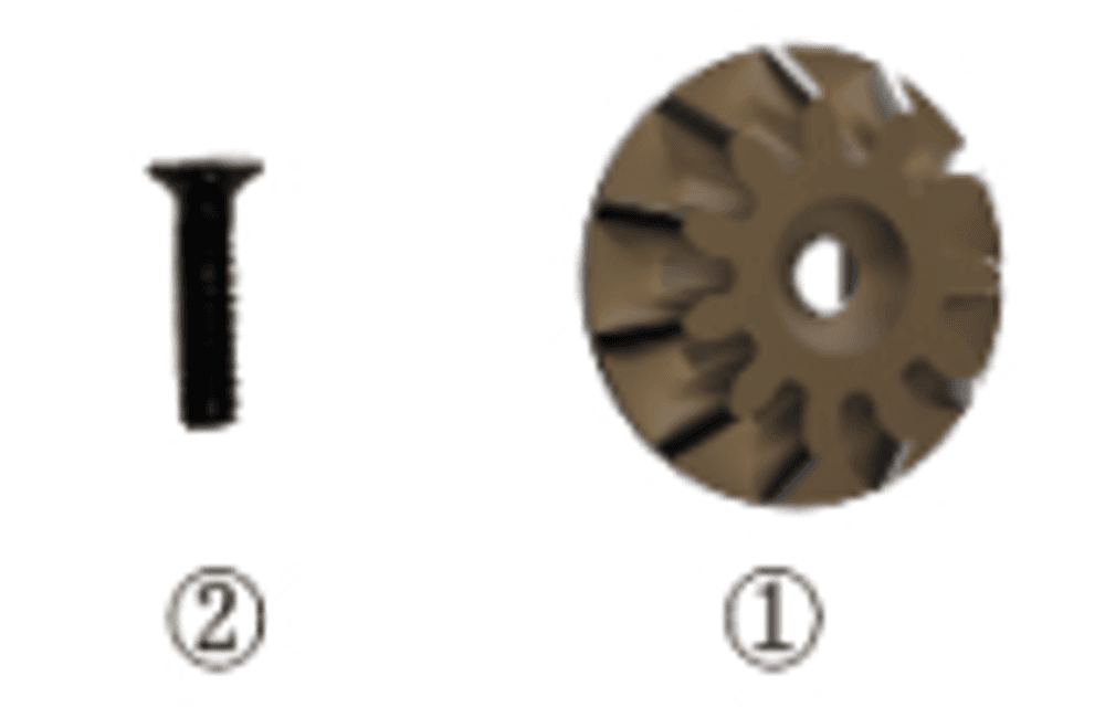 HOSHI N518 Yetaklovchi konus tishli g‘ildiragi, old/orqa universal (Drive Bevel Gear)