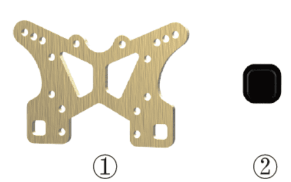 HOSHI N518 Kapalak kronshteyn (Butterfly Rack)
