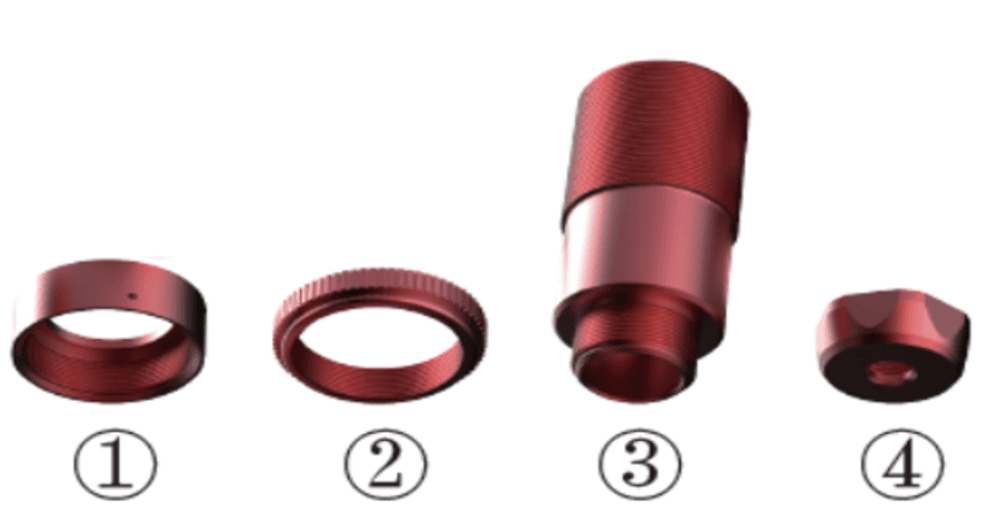 HOSHI N518 Амортизатор, в сборе (Shock Absorber Assembly)