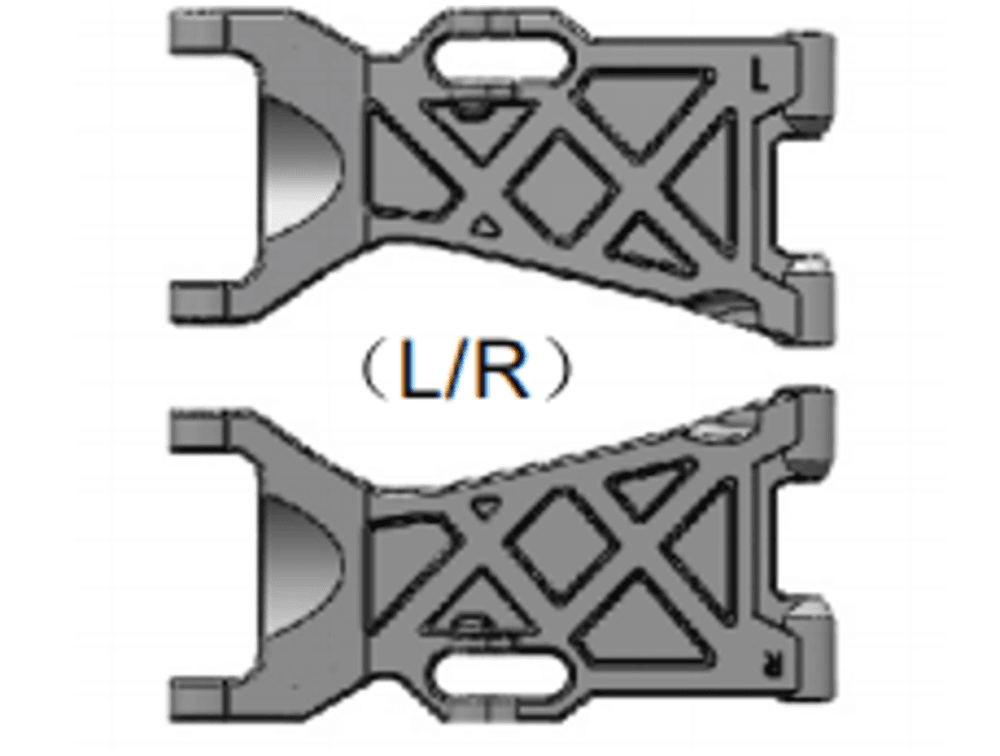 HNR MARS-X Orqa pastki richag, chap/o‘ng (Rear Lower Arm L/R)