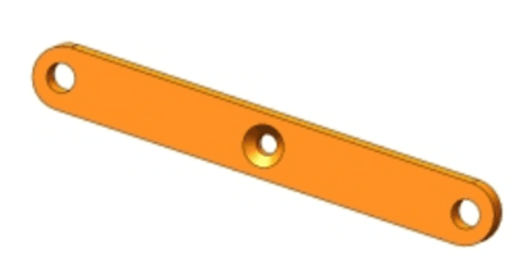 HNR MARS-X Пластина крепления заднего рычага (Rear Swing Arm Fixing Plate)