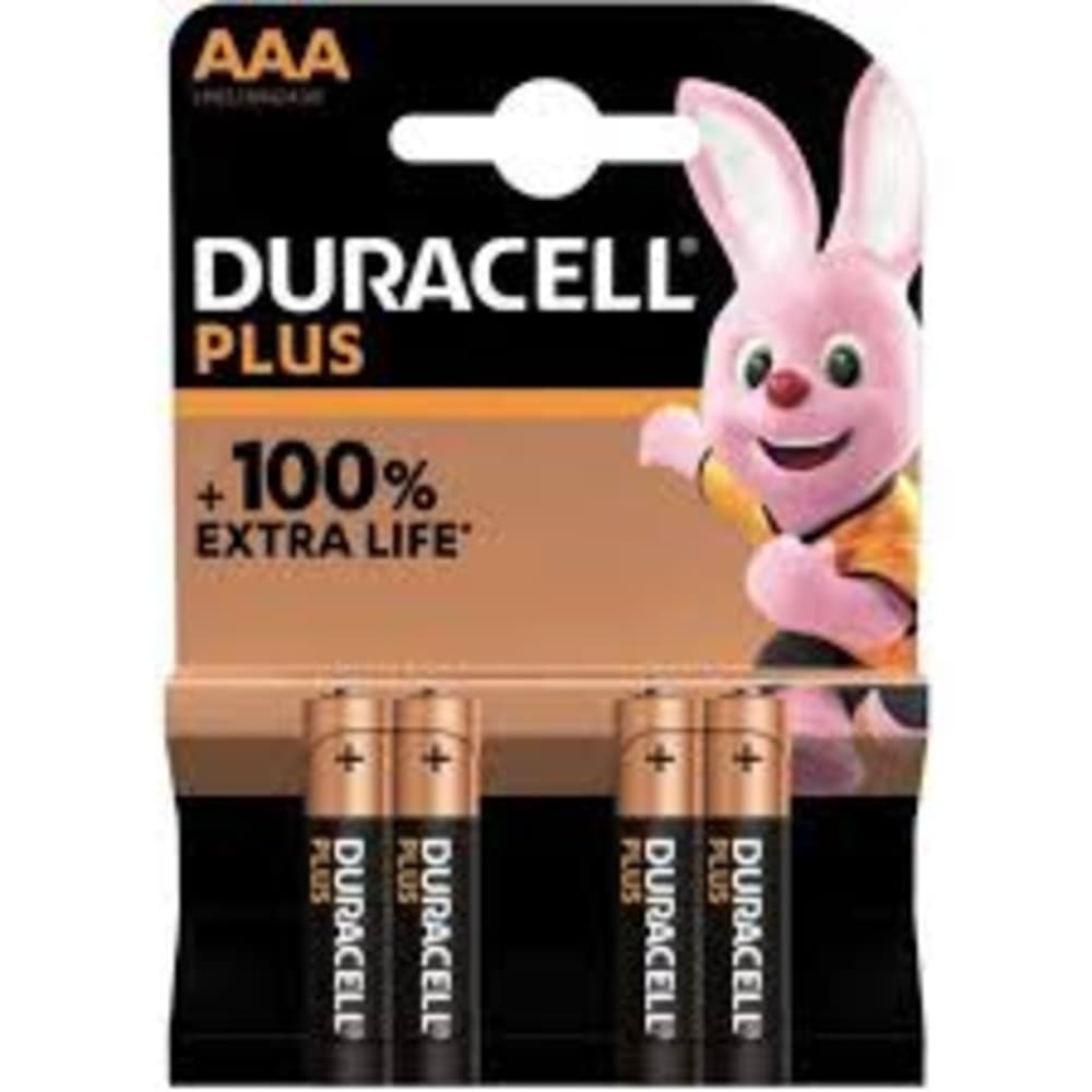 Batareyka Duracell Extra Life AAA, 4 dona