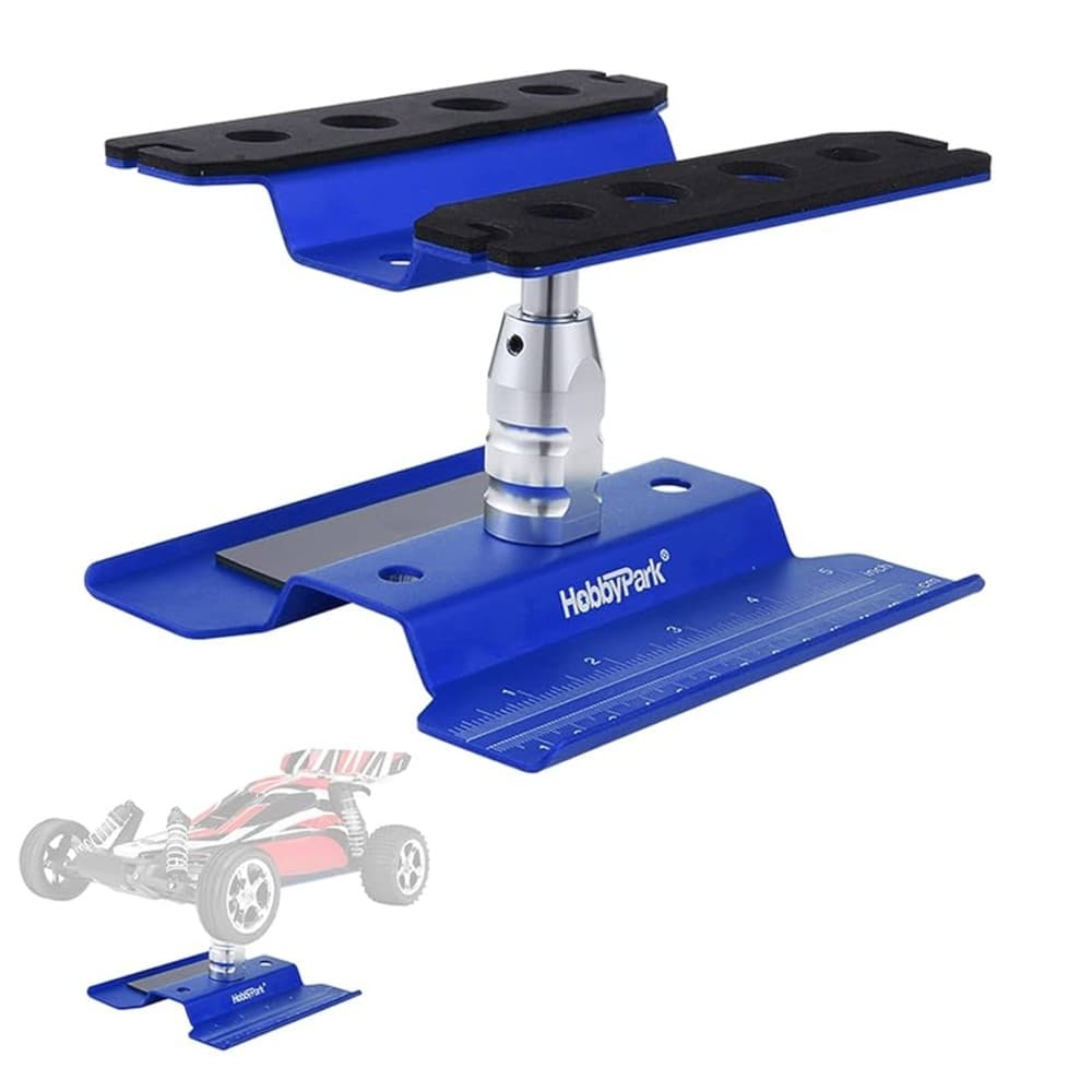 Стенд для ремонта RC машины, синий (RC Car Repair Workstation, Blue)
