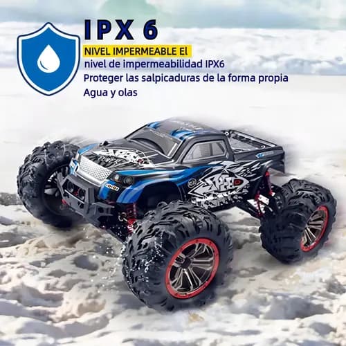 HOSHI N516 — 1:10 Monster Truck 4x4 Masofadan Boshqariladigan Yo‘l-Tanlamas Mashina