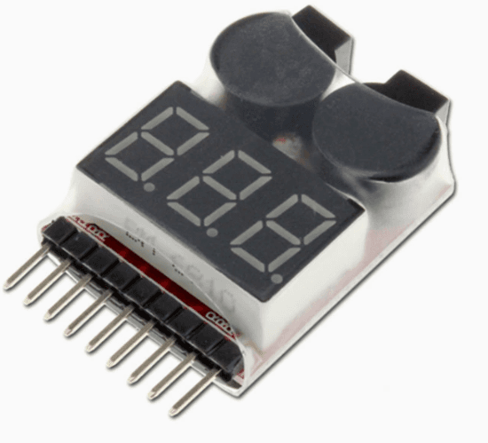 Li-Po тестер — измеритель напряжения аккумулятора (LiPo Voltage Tester)