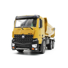 Huina 1582 RC Dump Truck – 1/14, 2025 Model, To‘liq Metall, 2.4GHz, Yuk Ko‘tarish Funksiyasi